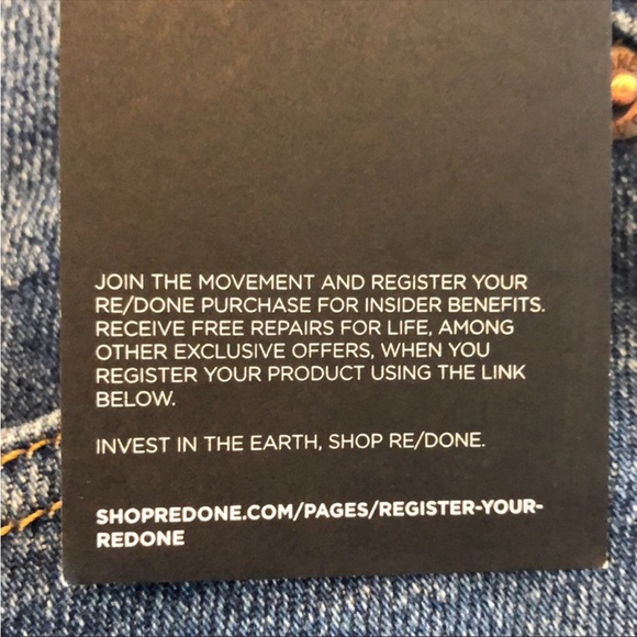 NWT RE/DONE 90's High Rise Ankle Crop Jeans Sz 26 - Picture 11 of 16